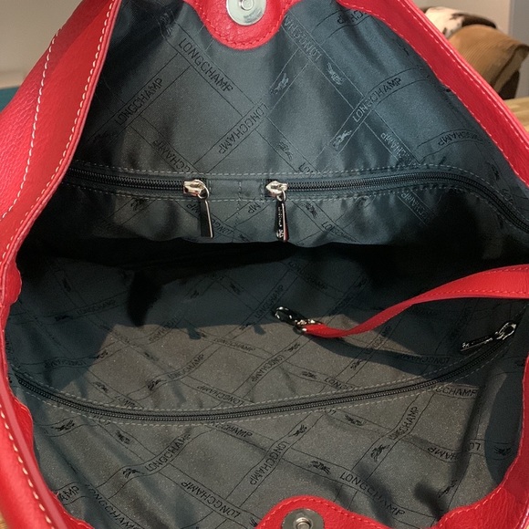 Authentic Longchamp  Large Genuine Leather Tote - Picture 12 of 14